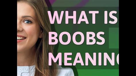 boob slang def|tits meaning body part.